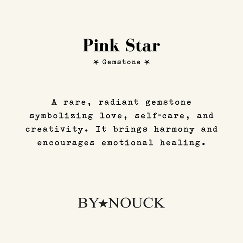 Pink Star Ring - ByNouck Jewelry