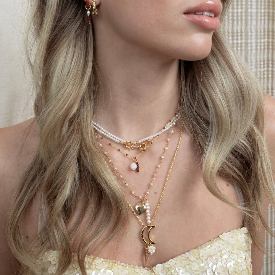 Small Shell Pearls Choker - ByNouck Jewelry