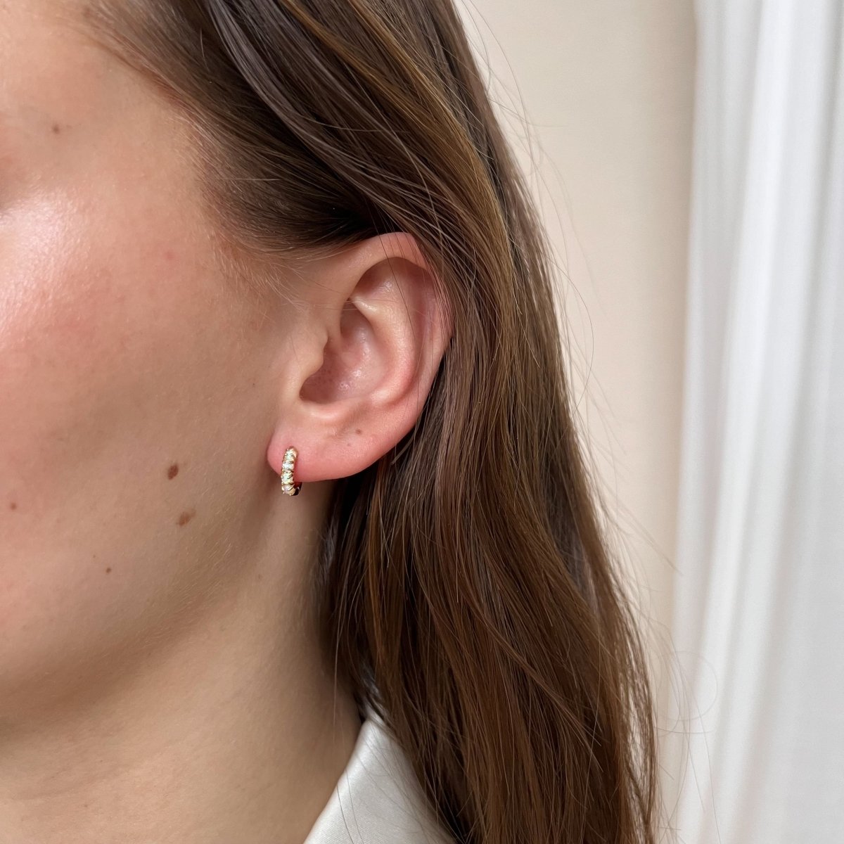 Tiny Hoop Opal Set - ByNouck Jewelry