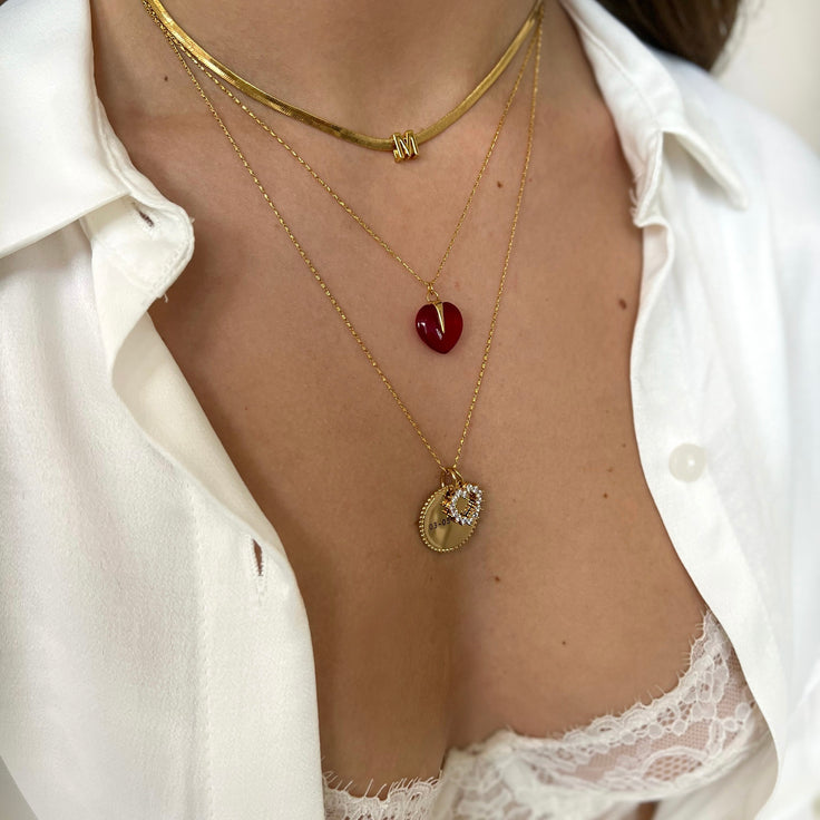 Necklace Red Love
