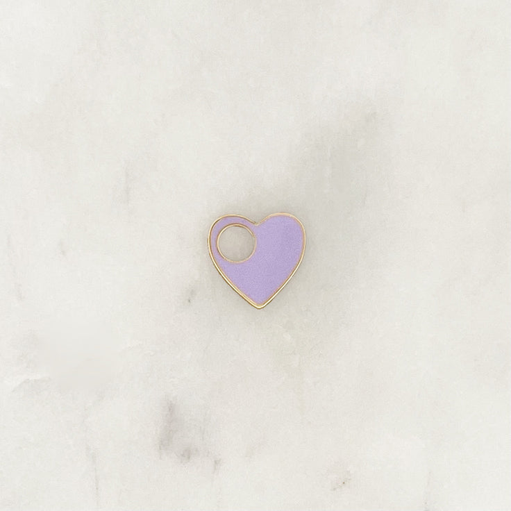 DYO Lilac Flat Heart