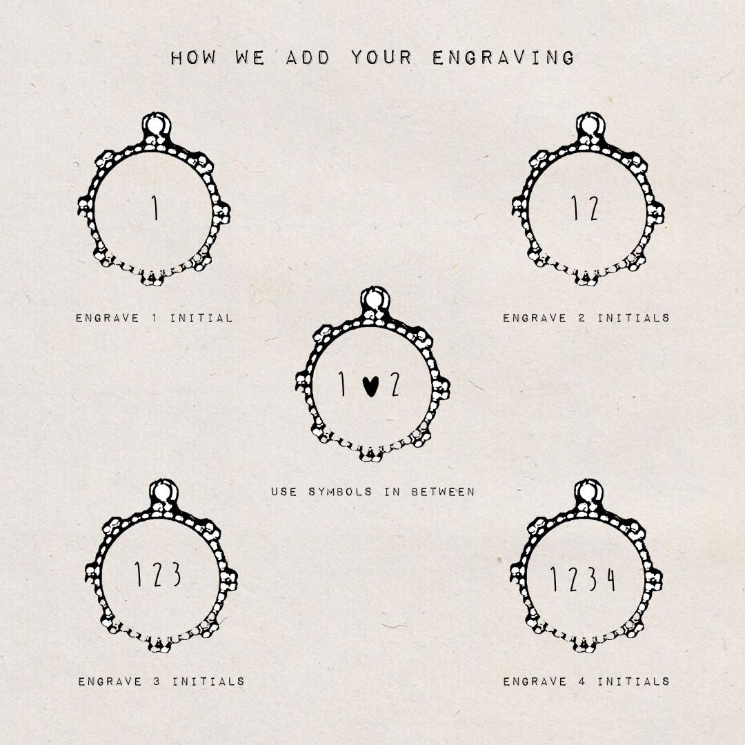 DYO Gravur Boho Münze