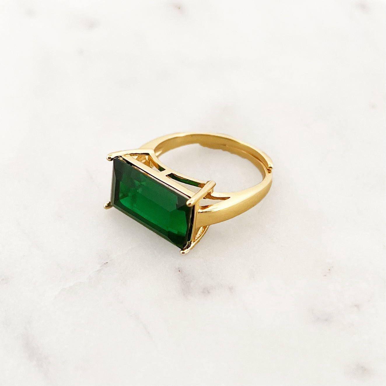 Ring With Dark Green Stone - $25 New With Tags - From Asiya
