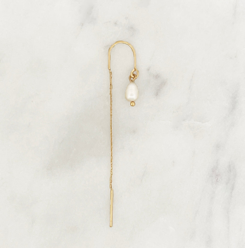 Long Chain White Pearl – ByNouck Jewelry