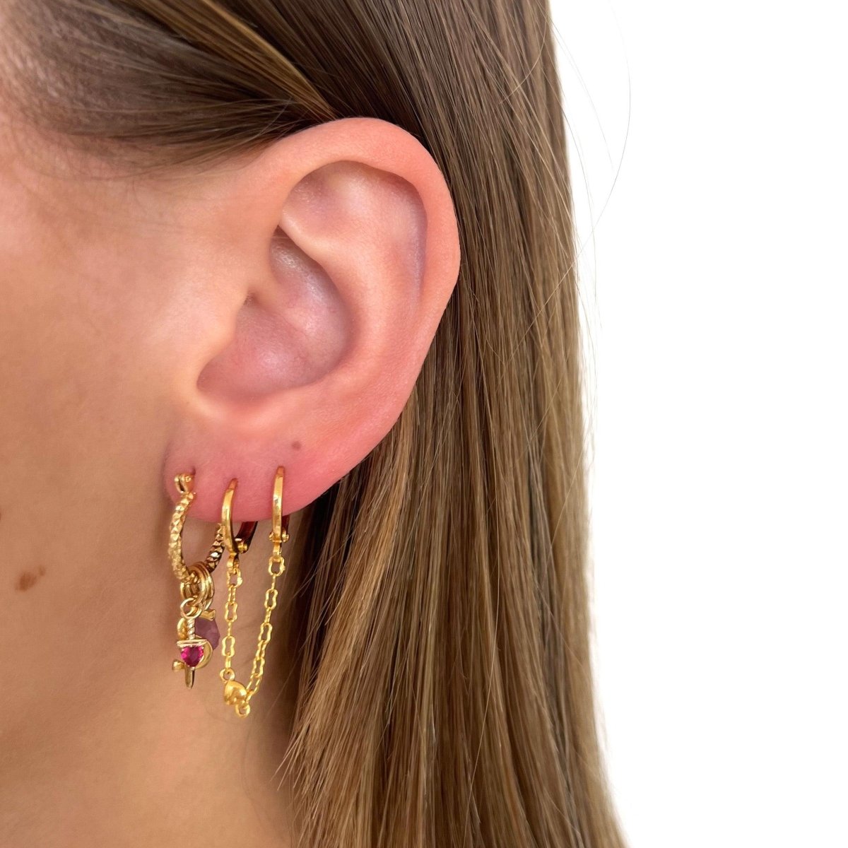 Base Facet Hoop - ByNouck Jewelry