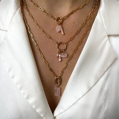 Base Medium Oval Necklace - ByNouck Jewelry