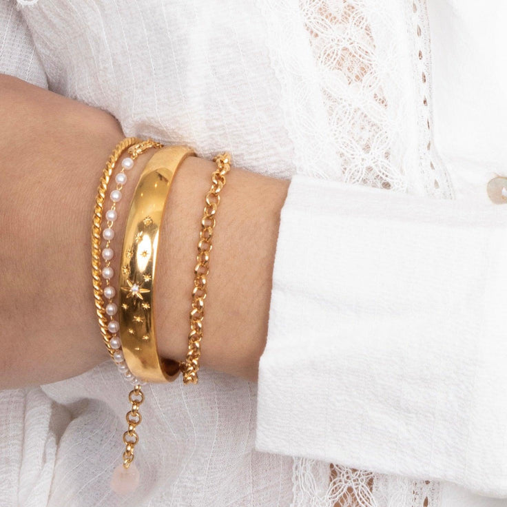 Bracelet Pearl Chain | ByNouck - Handmade with ♥︎