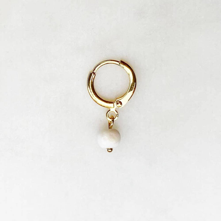 Earring Big Shell Bead | ByNouck - Handmade with ♥︎