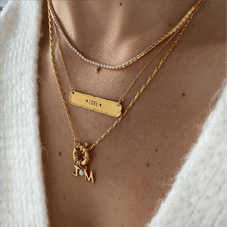 Engrave Necklace Bar | ByNouck - Handmade with ♥︎