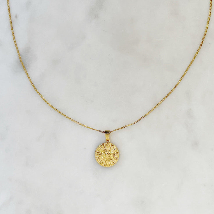 Marine Necklace Divine Coin | ByNouck - Handmade with ♥︎