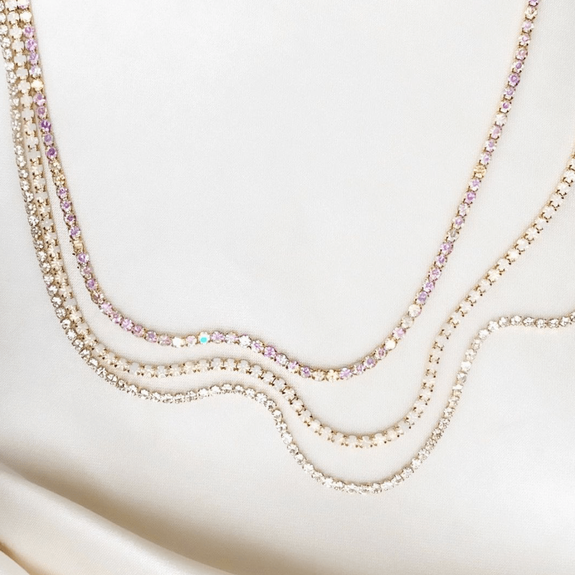 Opalesque Rhinestone Choker - ByNouck Jewelry