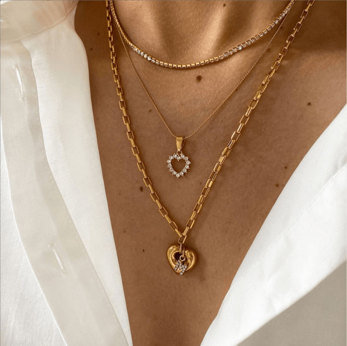 Opalesque Rhinestone Choker - ByNouck Jewelry