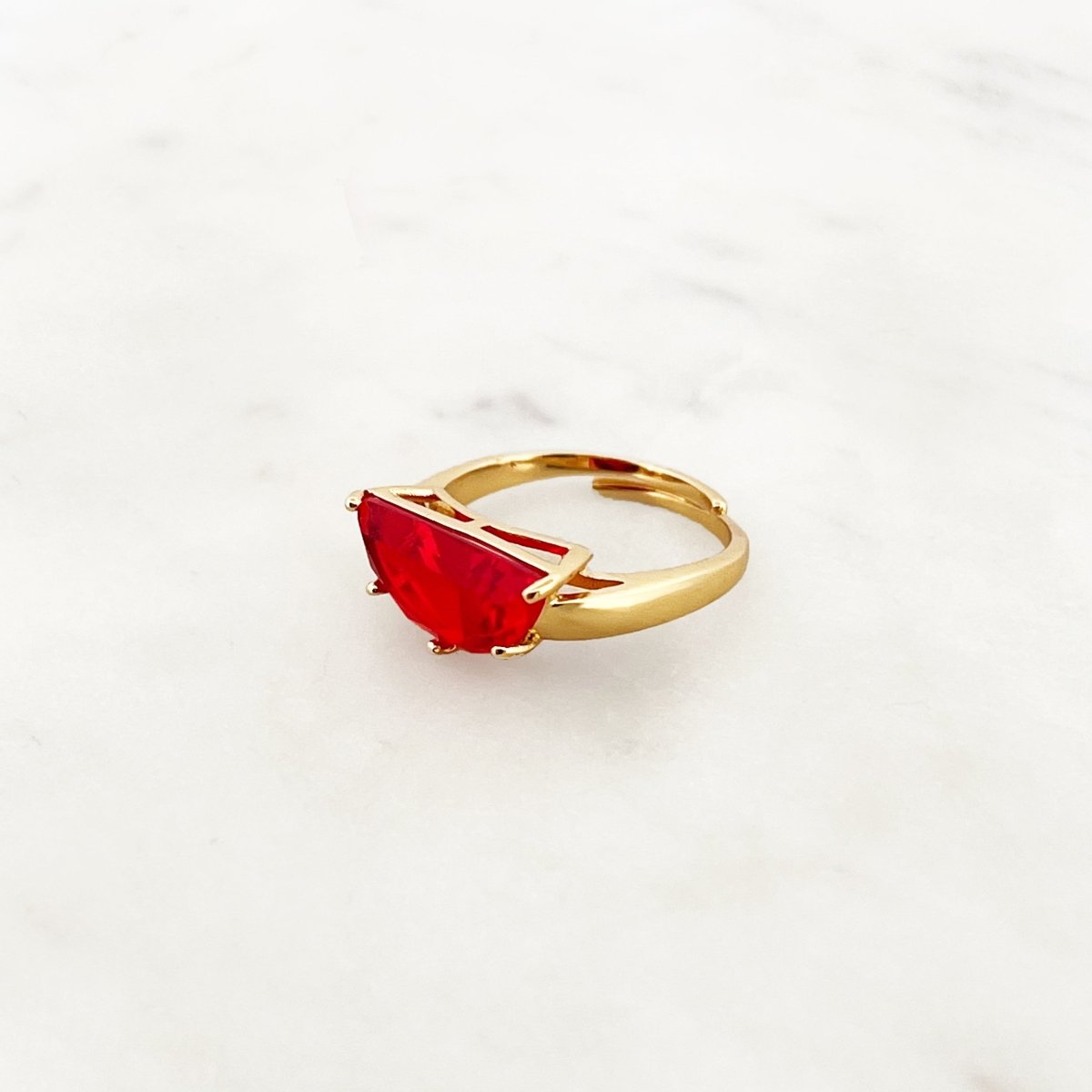Red Candy Ring - ByNouck Jewelry