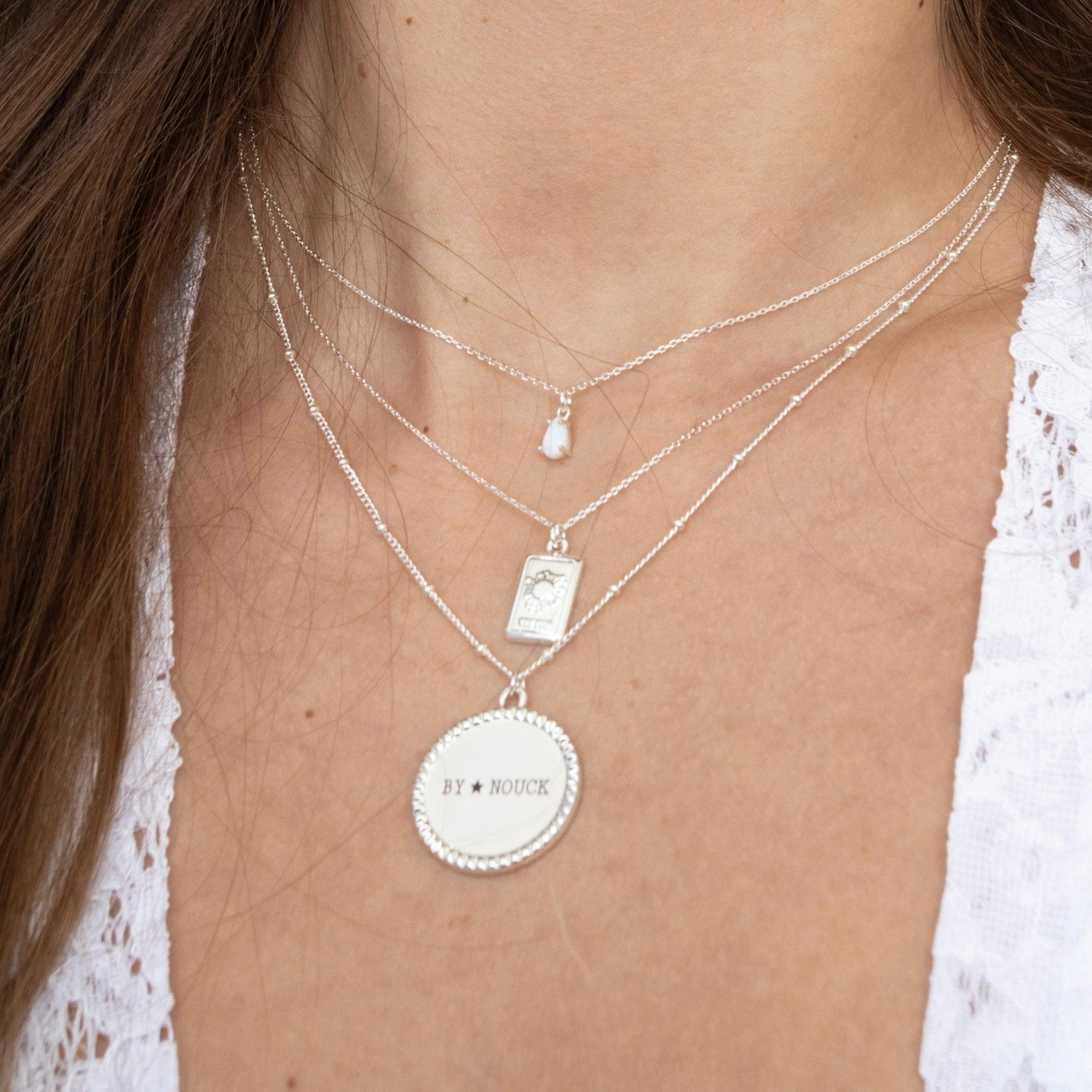 Sample Choker Sun Tarot Silverplated - ByNouck Jewelry