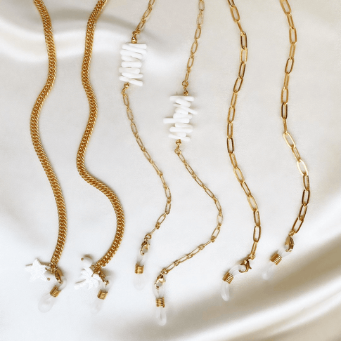 Sunny Cord Small Oval Coral - ByNouck Jewelry
