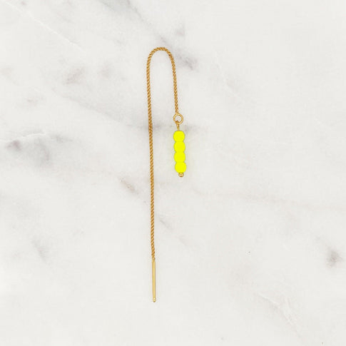 Threader Neon Yellow | ByNouck - Handmade with ♥︎